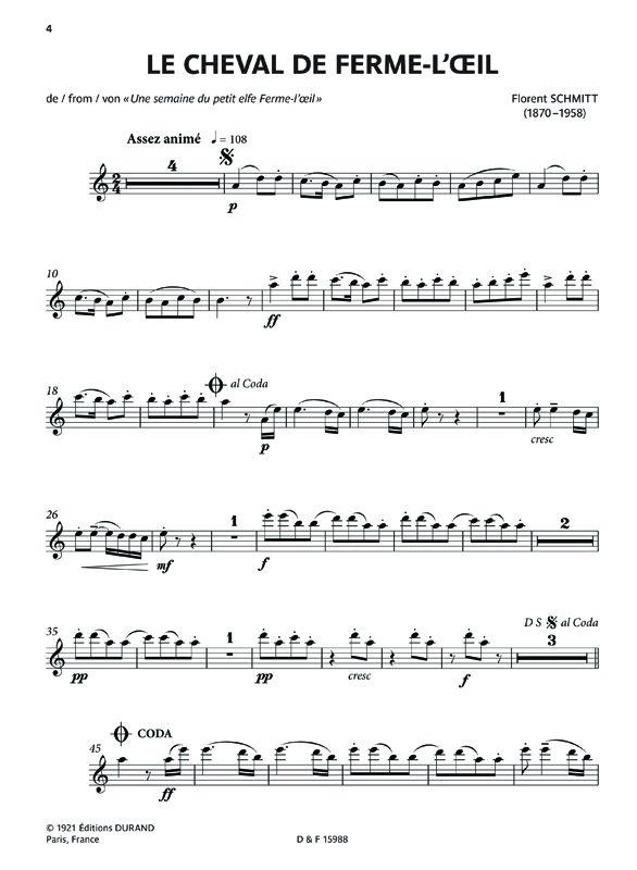 Esprit Francais - Arrangements Pour Flute & Piano De Hywel Davies